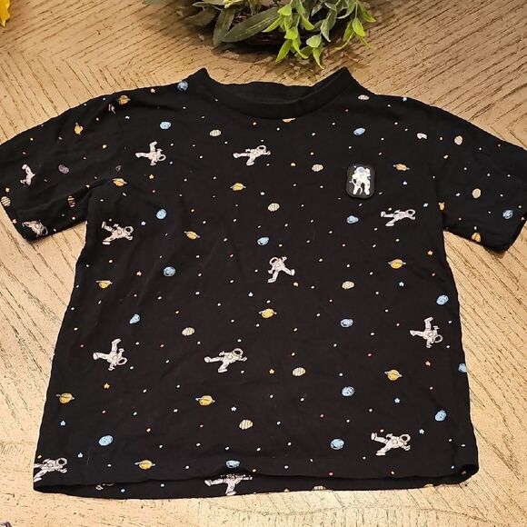 Black Space Adventure Tee Size 8 Eighty Eight - Picture 1 of 7